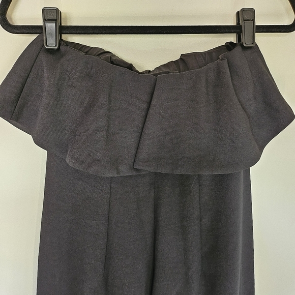VGUC Aritzia Babaton Flutter Jumpsuit Romper Black Size 00 - Picture 7 of 16